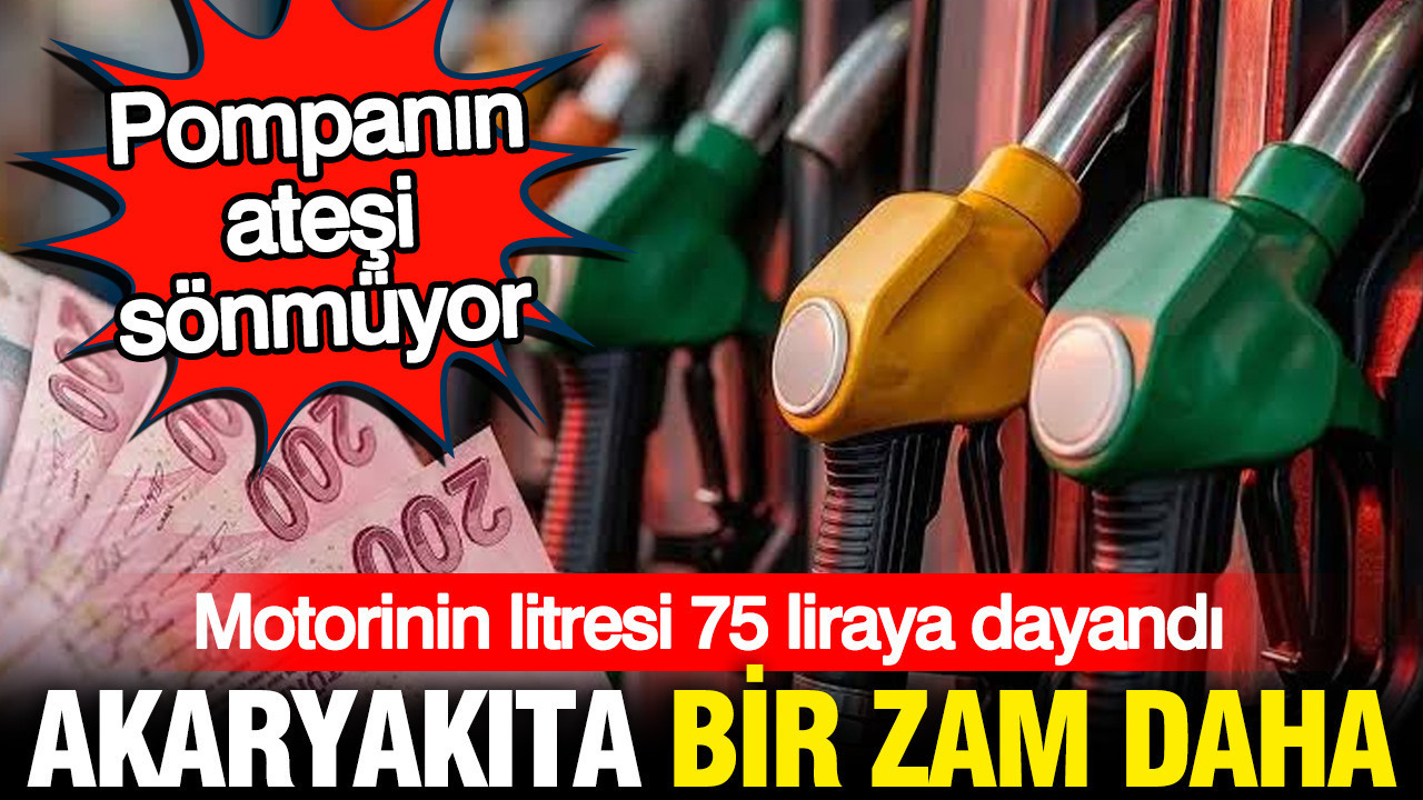 Akaryakıta bu gece bir zam daha gelecek Img